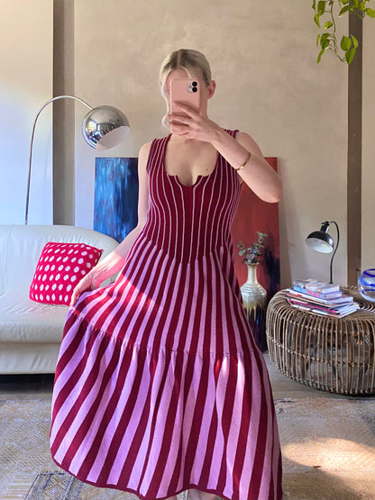 Maxi flared dress